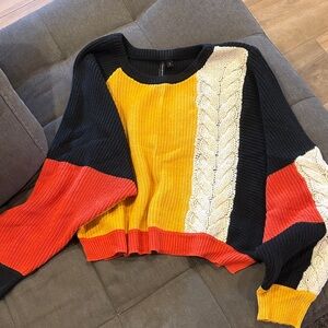 Colorful Knit Sweater